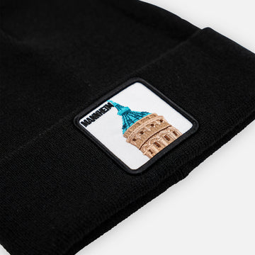 MANNHEIM WASSERTURM Patch Beanie bestickt, Headwear, Rib Beanie, Strickmütze