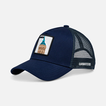 MANNHEIM WASSERTURM Trucker Cap mit Patch, Headwear, Kappe, bestickt