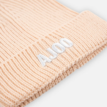 MANNHEIM AJOO Beanie bestickt, Headwear, Fisherman Beanie, Strickmütze